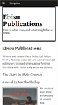 Mobile Screenshot of ebisupublications.com